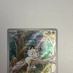 NM-Mint Meowth - 106/094 - Illustration Rare Pokemon Phantasmal Flames - Image 3