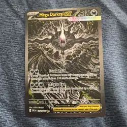 Mega Darkrai ex 116/084 Pitch Black Special Illustration Rare Pokemon Chase Card - Image 1