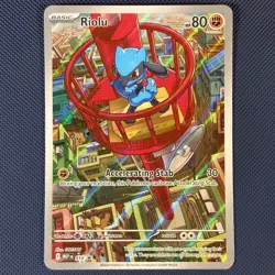 Riolu MEP 010 - Mega Evolutions Black Star - ETB Promo Holo Pokemon Card - NM - Image 1