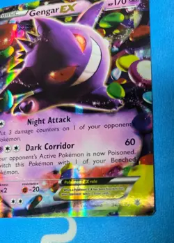 Pokemon Gengar EX Holo Ultra Rare TCG Card 34/119 LP/MP - Image 3