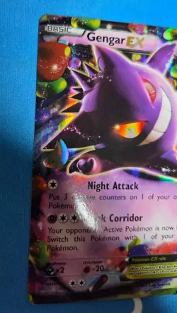 Pokemon Gengar EX Holo Ultra Rare TCG Card 34/119 LP/MP - Image 5