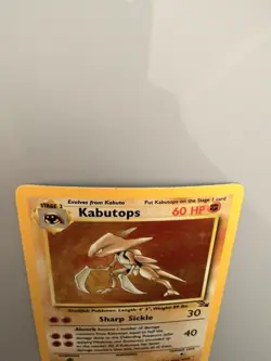 Wizards of the Coast Pokemon TCG Kabutops 9/62 Fossil Holo Rare 1st Ed 60HP - Image 3