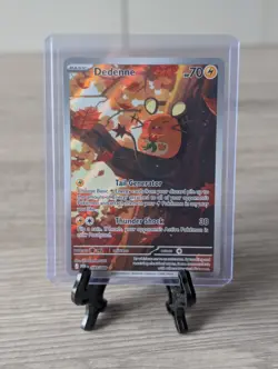 Pokemon Dedenne IR 093/088 Perfect Order Illustration Rare Full Art Card POR NM - Image 1