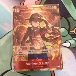 Bandai One Piece Card Game Monkey D. Luffy ST10-006 Character Alt Art SEALED - Image 1
