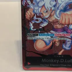 Bandai One Piece Monkey D. Luffy ST21-001 Starter Deck Ex Gear 5 Alt Art Foil - Image 4