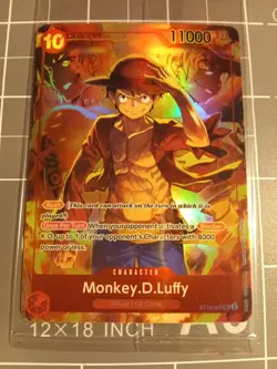 Monkey D. Luffy ST10-006 Alt Art SR Promo Sealed Pack Fresh One Piece Card - Image 1