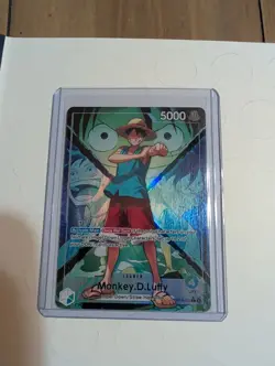 One Piece TCG Monkey D Luffy Op16-022 Sleeved And Top Loader RDY TO SHIP!!!!! - Image 1
