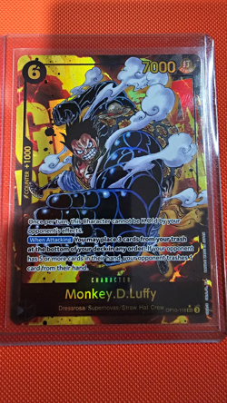 Bandai Monkey D. Luffy OP10-118 Royal Blood SEC Alt Art Foil 7000 ENG - Image 1