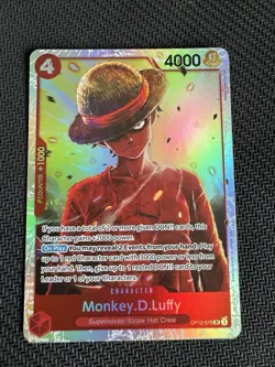 One Piece Monkey D. Luffy Card Game OP12-015 SR - Image 1