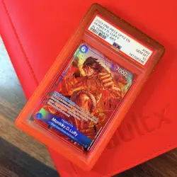 One Piece TCG Monkey D Luffy OP02-062 PSA 10 Alternate Art ENGLISH - Image 1
