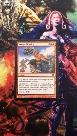Savage Beating MTG - MP - Darksteel - Magic the Gathering 67/165 - Image 1