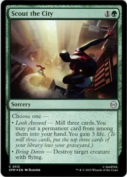 Scout the City (Foil) - 0113 - Marvel's Spider-Man - MTG - SHIPS NOW - NM/M - Image 1