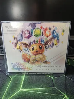 Prismatic Evolutions Pokemon Center Elite Trainer Box ETB Brand New Sealed Mint - Image 1