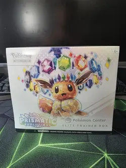 Prismatic Evolutions Pokemon Center Elite Trainer Box ETB Brand New Sealed Mint - Image 2