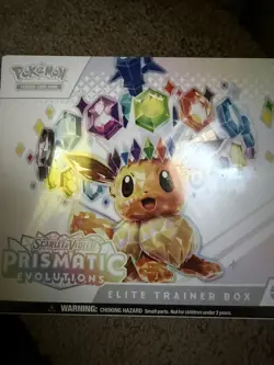 Pokemon Prismatic Evolutions ETB Elite Trainer Box Brand New Factory Sealed - Image 1