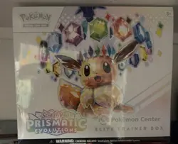 Pokemon Prismatic Evolutions Pokemon Center ETB Elite Trainer Box Sealed - Image 1