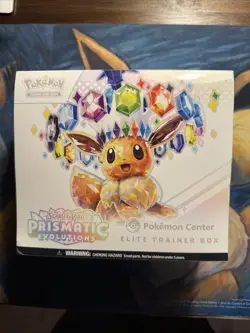 Pokemon Prismatic Evolutions Pokemon Center ETB Elite Trainer Box Sealed - Image 1