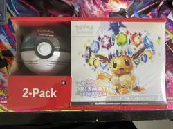 Pokemon Prismatic Evolutions Bundle – Sam’s Club Exclusive ETB + Poke Ball Box - Image 1