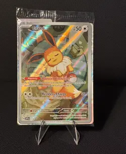 SEALED Eevee 173 Prismatic Evolutions ETB Black Star Promo Pokemon TCG Card - Image 1