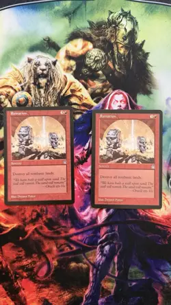 MTG Ruination x1- -Stronghold-LP/NM 1998 - Image 1