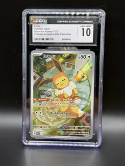 Pokemon Eevee 173 CGC 10 Prismatic Evolutions ETB Black Star Promo - Image 1