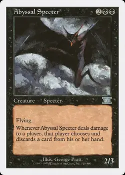 Abyssal Specter x2 6th MtG NM - Image 1