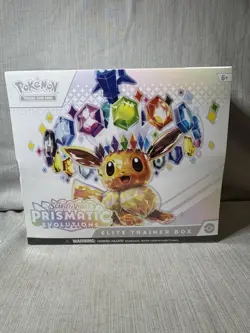 Pokemon Prismatic Evolutions Scarlet&Violet ETB New Sealed Some Dings See Pics - Image 1