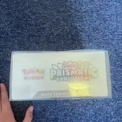 Pokemon TCG Prismatic Evolutions Etb Brand New Sealed With Protective Case - Image 4