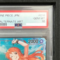 PSA 10 Nami OP01-016 R One Piece Card Game Japanese Alternate Art Parallel Rare - Image 4