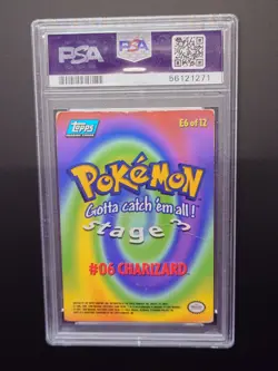 1999 Charizard PSA 1 #E6 Pokemon Card Topps LOW POP - Image 2