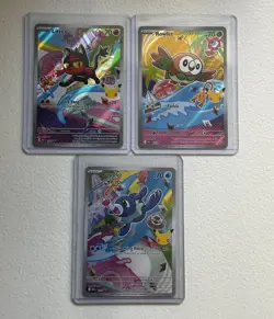 Rowlet Litten Popplio - Promo Set - 43 44 45 Pokemon TCG First Partner Series 1 - Image 1