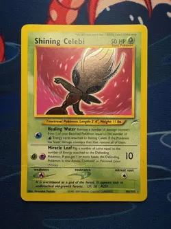 Shining Celebi 106/105 Neo Destiny Holo Rare | Pokemon TCG English 2000 50 HP - Image 1
