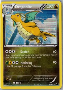 Dragonite 83/116 Holo Rare Plasma Freeze Pokemon Near Mint - Image 1