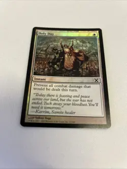 MTG Foil 1X Holy Day 10th Edition Magic - NM (Z) - Image 1