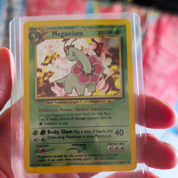 Pokemon TCG Meganium Neo Genesis Holo Rare 10/111 2000 English 100 HP - Image 1