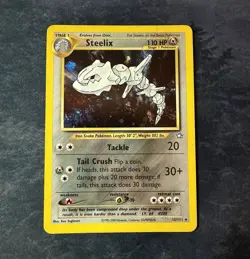 Pokemon TCG Steelix 15/111 Neo Genesis Holo Rare English 2000 110 HP - Image 1