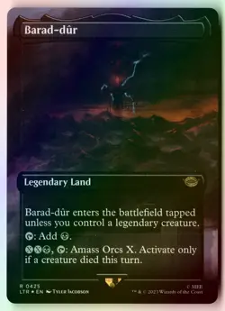 MTG Barad-dur (0425) (Borderless) The Lord of the Ring FOIL - Image 1