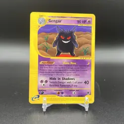 2002 Pokemon Expedition Gengar 48/165 Non-Holo Rare e-Reader NM - Image 1