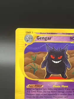 2002 Pokemon Expedition Gengar 48/165 Non-Holo Rare e-Reader NM - Image 3