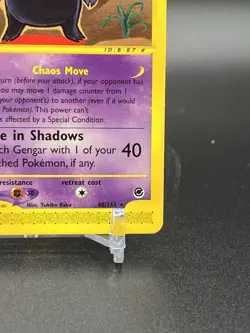 2002 Pokemon Expedition Gengar 48/165 Non-Holo Rare e-Reader NM - Image 5