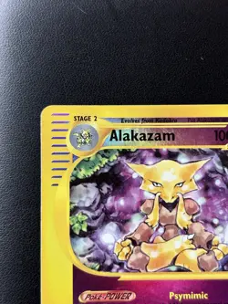 NM-/LP+ Alakazam 33/165 - Reverse Holo - Expedition E Reader - Pokemon Card WOTC - Image 5
