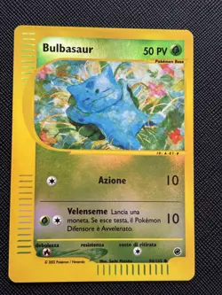 Pokemon Card - Expedition Base Set ITALIAN Bulbasaur Reverse Holo 94/165 NM! - Image 1