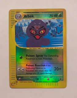 Arbok 3/165 Expedition Base Set Reverse Holo Rare, LP/MP - Image 1