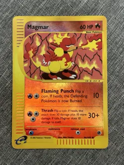 Magmar 86/165 Pokemon E-Series Expedition Base Set 2002 Reverse Holo - Image 1