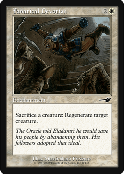 Fanatical Devotion Nemesis HP MTG #8 - Image 1
