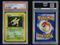 Scyther 10/64 1st Edition Holo Rare Pokemon 1999 WOTC Jungle Set PSA 7 NM - Image 3