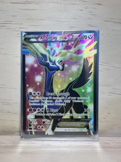 Xerneas EX - 146/146 - Pokemon XY Base Set Full Art Ultra Rare Card MP/HP - Image 2