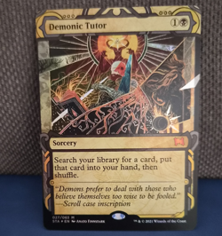 Demonic Tutor 027/063 Foil Mythic MTG Strixhaven Mystical Archive 2021 EN - Image 1