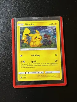 Pokemon TCG Pikachu SM86 Sun & Moon Promo Holo English Basic 60 HP 2017 - Image 1