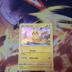 Nintendo Pokemon TCG Pikachu Holo Promo McDonald's 2022 7/15 Basic English - Image 1